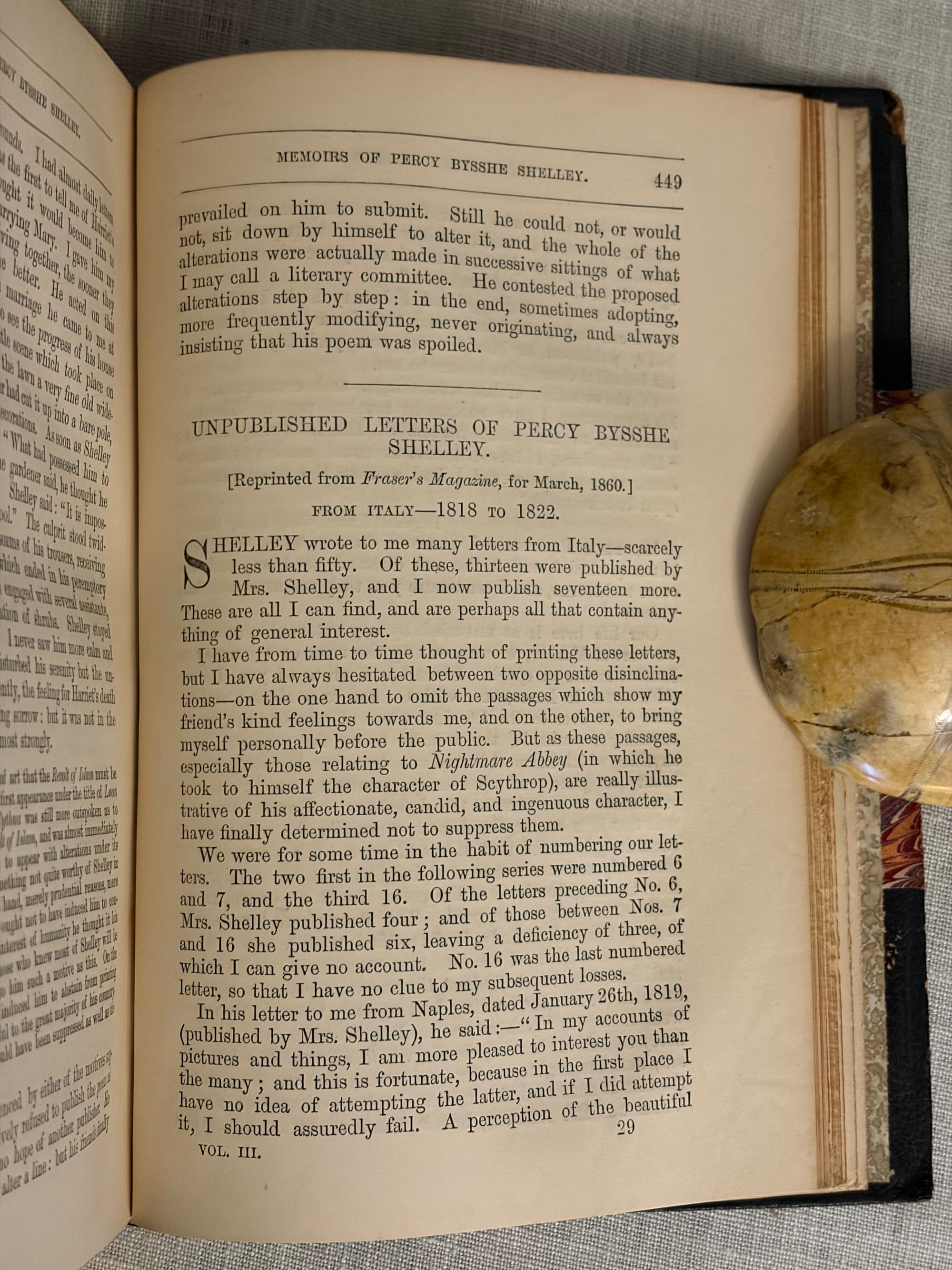 The Works of Thomas Love Peacock, Including His Novels, Poems, Fugitive Pieces, Criticisms, Etc., with a Preface by the Right Hon. Lord Houghton, a Biographical Notice by his Grand-daughter, Edith Nicholls, and Portrait. (In 3 Volumes) by Peacock, Thomas Love; Cole, Henry C.B., (editor) , view 10