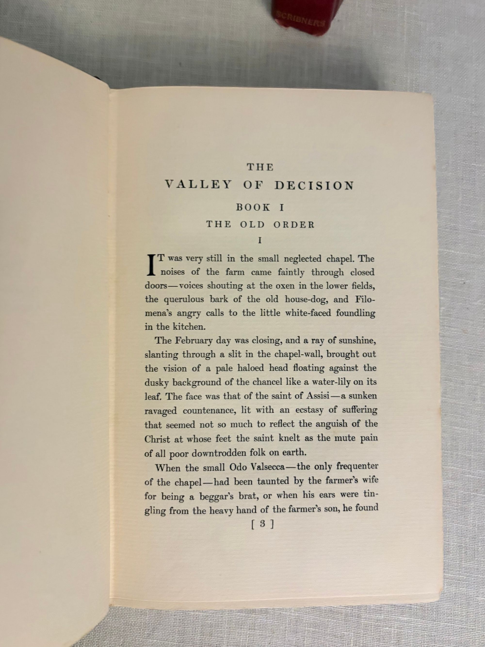 The Valley of Decision. (In 2 Volumes) **Composer Edward and Marion MacDowell's copy** by Wharton, Edith, view 3