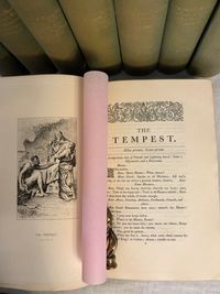 Dramatic Works of Shakespeare. The Text of the First Edition. Illustrated with Etchings. (in 8 volumes) by Shakespeare, William; Johnson, Ben; Heninge, John; Condell, Henry; Holland, Hugh; Diggs, L. (dedications), view 5